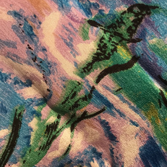 Monet Water Lilies Silk Scarf - Picture 3 of 8